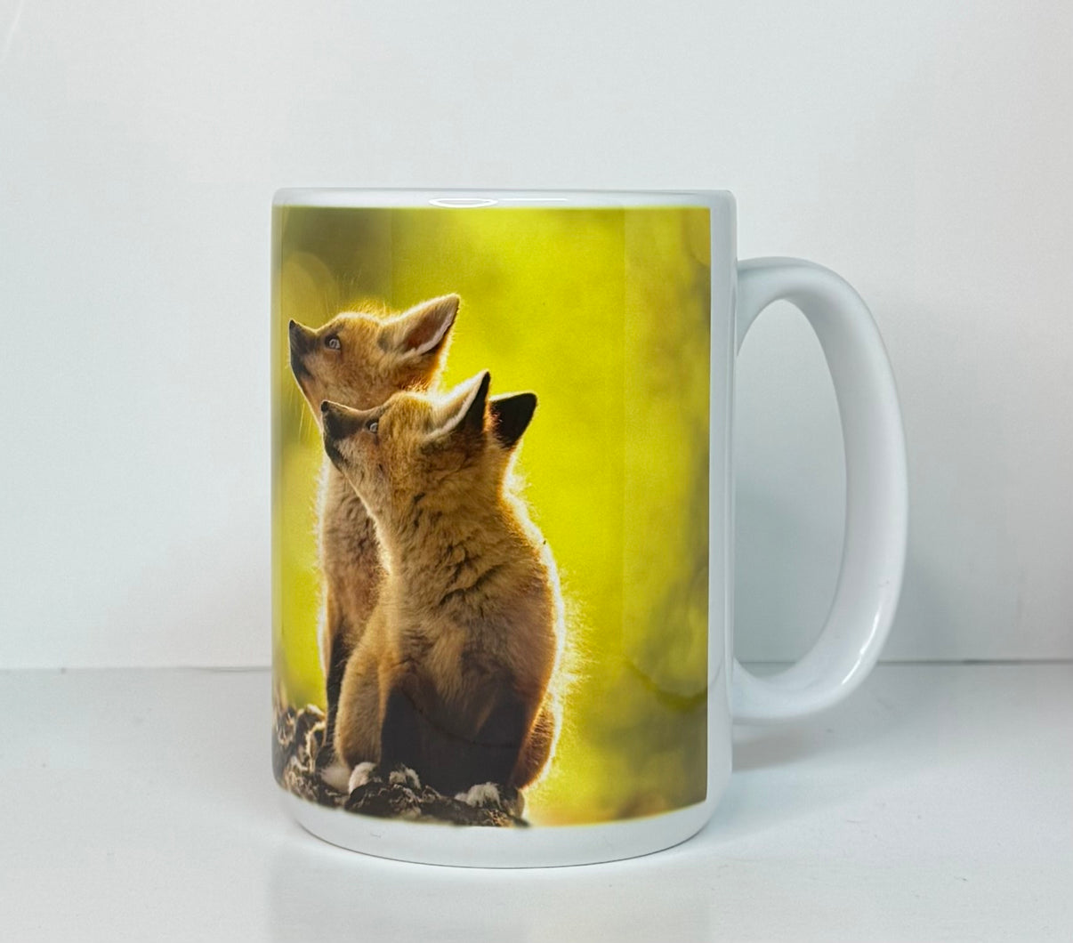 Keep Looking Up 15 oz mug - Donna Feledichuk Wildlife Photography