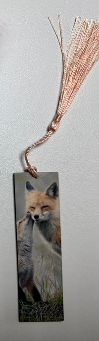 Small Foxes Hardboard Bookmark