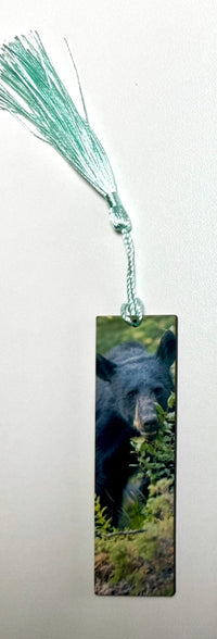 Small Black Bear Hardboard Bookmark