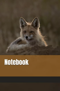 Red Fox Lined Notebook