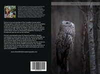 Great Gray Owl Lined Notebook