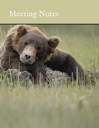 Bear Meeting Notebook - Donna Feledichuk Wildlife Photography