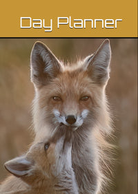 Day Planner: Focused Agenda and To-Do List Organizer with Fox Cover Guy