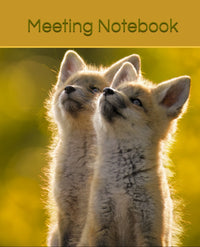 Fox Meeting Notebook