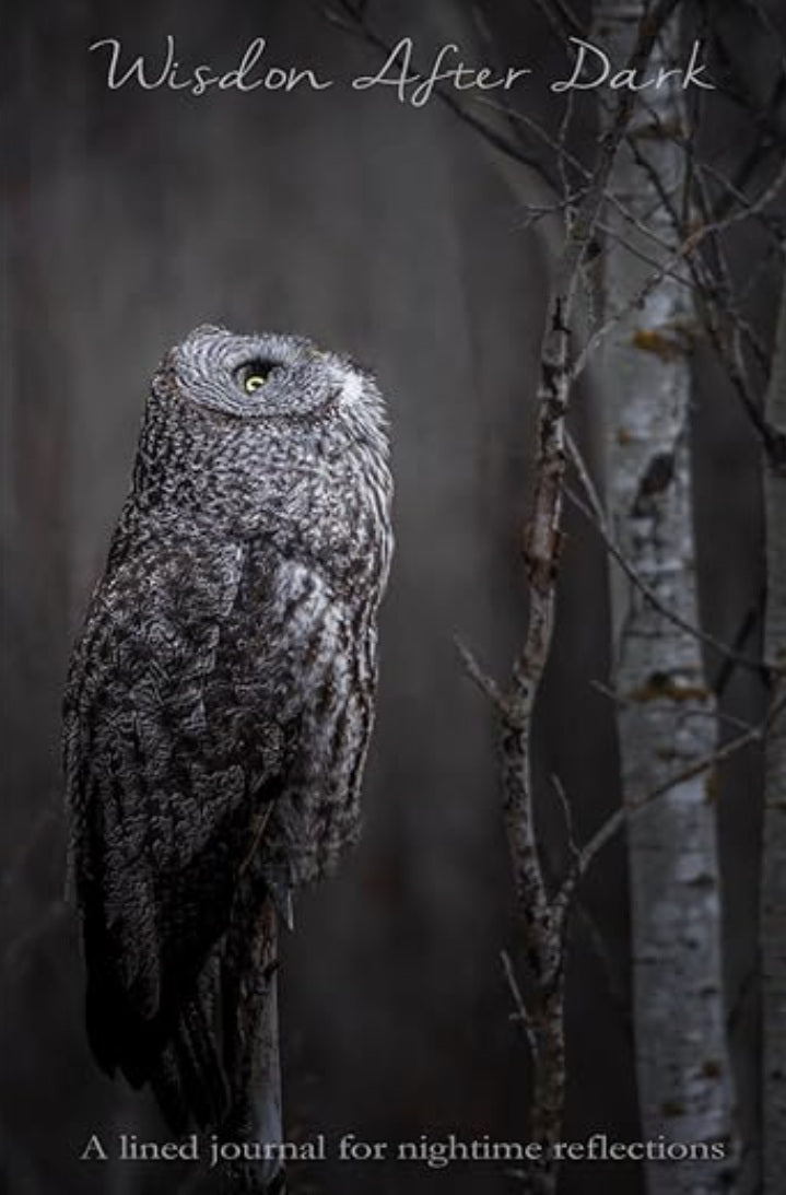 Wisdom After Dark: A lined journal for nighttime reflections - Donna Feledichuk Wildlife Photography