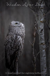 Wisdom After Dark: A lined journal for nighttime reflections - Donna Feledichuk Wildlife Photography