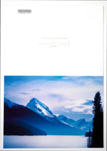 Load image into Gallery viewer, A fine art nature photography greeting card of Maligne Lake at Jasper
